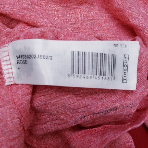 Time out Los Angeles 3 quarter sleeve top L - Picture 7 of 8